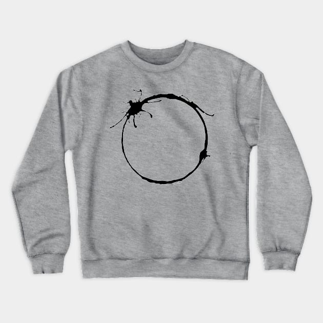 Black Circle Humanity Crewneck Sweatshirt by vivachas